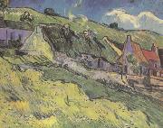 Vincent Van Gogh Thatched Cottages (nn04) Germany oil painting reproduction